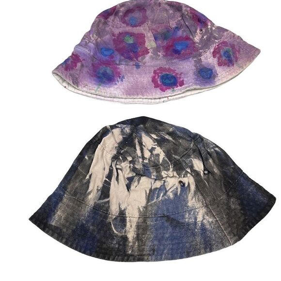 Youth Bucket Hats Set - Camouflage & Milky Way Galaxy Multicolor 12" Diameter - Picture 8 of 10
